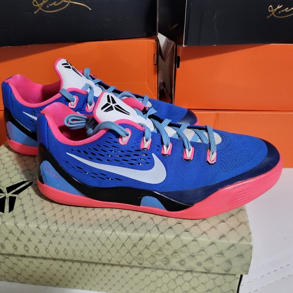 Kobe 9 GS, Nike Hyper Cobalt Pink, size 6.5y, used, no box,good condition - Picture 3 of 10